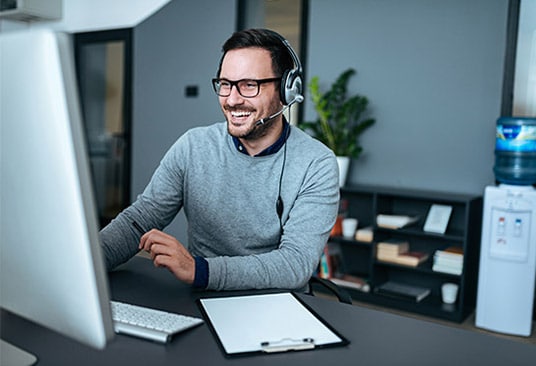 Telefonische Absprache zur Übergabe der geretteten Daten